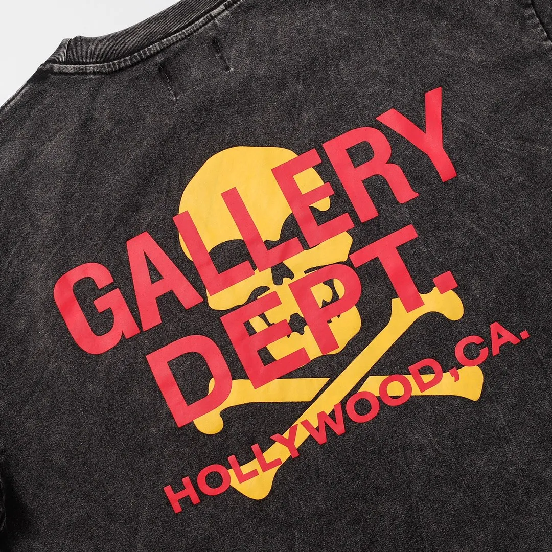 GALLERY.DEPT Summer new short-sleeved model number: D3057#P116 Color: black Size: S M L XL